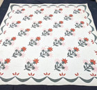 Antique Beautiful Crazy Handmade Patchwork Quilts Size 81x80 Inches