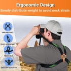 Trummul Binocular Harness Strap Best Chest For One Size  Black