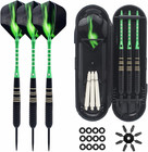 Steel Tip Darts 3 Pack 23 Grams Professional Darts Metal Tip Set With Brass B   