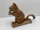 Antique Vintage Cast Metal Squirrel Nutcracker Nut Cracker Farm House Decor