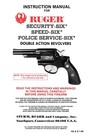 Ruger Police Service Six speed Six  Security Six  Revolvers Owners Manual