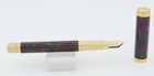 Waterman Lady Agatha Purple jade   Gold Fountain Pen W case - 18kt F Nib - 1990s