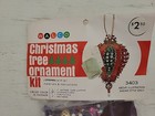 Vintage Walco Push Pin Sequin Beaded Christmas Ornament Kit  3403