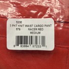 Barco One Style 5206 Scrubs Pants Size M Red 5 Pockets - New