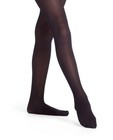 Danskin Girls  Dance Student Footed Tights Large Black