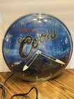 Vtg 1999 Made In Usa Rare Original Coors Mountain Advertising Wall Clock See Des