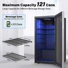 Yeego 120 Cans Freestanding Beverage Cooler Beer Fridge Refrigerator 
