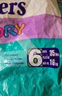 Vtg  4  Size 6 Extra Large Pampers Baby Dry From 1999 Plastic Diapers  Open Pack