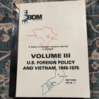 Lot 8 Us Army Vietnam War Bdm Study Volumes Draft Reports 1979-80