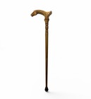 Vintage Hand Carved Wooden Horse Head Walking Cane Stick Rustic Decorative