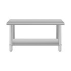 48   24   Commercial Work Table Fits For Restaurant Home Stainless Steel Kitchen