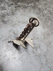 Vintage 6 2 Lbs Iron Boat Anchor Plus 2 Lbs Chain  No Name On It 