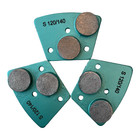 6pk Trapezoidal Grinding Disc For Bolt On Concrete Grinder Soft Bond 120 Grit