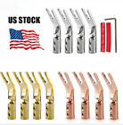 Audio Gold   Rhodium Plated Copper Spade Connector Hifi Speaker Cable Y Plug Diy
