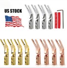 Audio Y Plug Gold   Rhodium Plated Copper Spade Connector For Hifi Speaker Cable