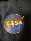 Vtg Nasa Metal Porcelain Enamel Sign Meatball Logo Apollo Shuttle 7   