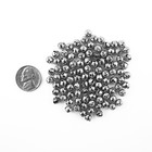 6mm Tiny Miniature Silver Craft Jingle Bells Charms Bulk 100 Pieces