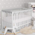 4pcs Baby Crib Rail Cover Protector Safe Teething Guard Wrap For Standard Crib