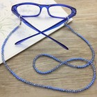 Blue Glasses Chain  Eyeglass Necklace  Eyeglasses Holder  Sunglasses Cord