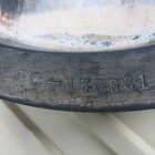 Antique Industrial 28 5   Wooden Wheel Foundry Mold Stamped C-170931 Art Deco