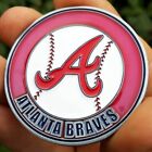 Premium Mlb Atlanta Braves Poker Card Guard Chip Protector Golf Marker Coin