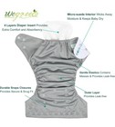 Wegreeco Washable Reusable Baby Cloth Diapers With Inserts One Size Adjustable