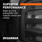Sylvania - 194 T10 W5w Led Blue Mini Bulb - Bright Led Bulb  contains 2 Bulbs 