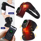 Wireless Heated Shoulder Massager Brace Electric Vibration Therapy Pain Relief