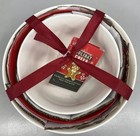 Disney Parks Christmas Mickey   Friends Set Of 3 Nesting Mixing Bowls New      