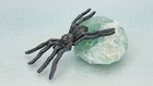 Spider Figurine   95  Pure Pewter   Plus One Free Random Color Gemstone Display