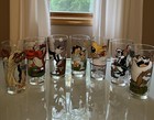 Lot Of 7 Vtg 1976 Pepsi Looney Tunes 16 Oz Collector Series Glasses Warner Bros