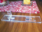 Sale  Knife Desk Top Display Stand Clear Acrylic Fixed Blade Knives 6  To 14 