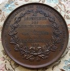 1852 Pierre Theodore Verhaegen  1796-1862  - Large 68 Mm Medal -  31232604     
