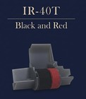 Ir   40t Black   Red X  2 Pack  Ink Roller Ribbon Cartridge     And 