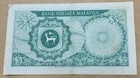Malaysia          Five  5  Ringgit Banknote  circa 1976-1981   P  14a 