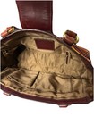 Coach Hampton Handbag Womens Red Signature Leather Gold Tone Brass Hardware