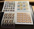 Authentic Usps Face  144 Unused Postage Stamp Sheets  Books Blocks Lot - Mid 90s