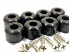 5 8  Dia Silicone Rubber Bumpers Black White Clear Brown Orange High Quality