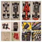 Used Carrera Go Ferrari Champs F10 Scale Slot Car Racing Complete Set