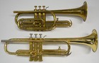 Set lot 1 French Horn 1 Trumpet 1 Tenor Trombone 1 Cornet - Bundy  Reynolds
