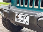 Pride In Tobacco License Plate Rjr Rj Reynolds Metal Nos