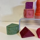Soft Baby Blocks Lot Sensory Toy Rubber Plastic Animals Shapes Toddler Learning