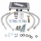 125ml Motorcycle Oil Cooler Cooling Radiator Kit For Honda Cb Cg 100cc - 250cc