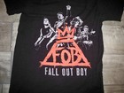 Fall Out Boy Monumentour Tshirt Band Concert Tour Black T-shirt Small Tultex