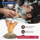 Samebuteco Shaving Brush Set For Men-pure Badger Hair Brush With Bamboo Handle 