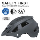 Mountain Bike Helmet Adult Men Women Ultra Comfort  Super Lightweight Bicycl