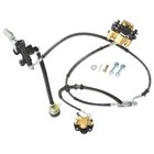 Front Hydraulic Foot Disc Brake Caliper For Drive 4wheeler Atv Golf Go Kart Cart