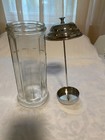 New Tablecraft Glass Disinfecting Jar Barber Salon Barbicide Sterilizing Tool