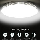 Led Ceiling Down Light Ultra Thin Flush Mount Kitchen Lamp Home Fixture 18w-48w 