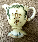 Antique Northwood Argonaut Shell Nautilus Custard Glass  Creamer   Sugar Spooner